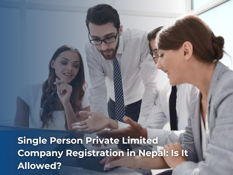 Office of the Company Registrar in Kathmandu, Nepal, where private limited companies are registered.