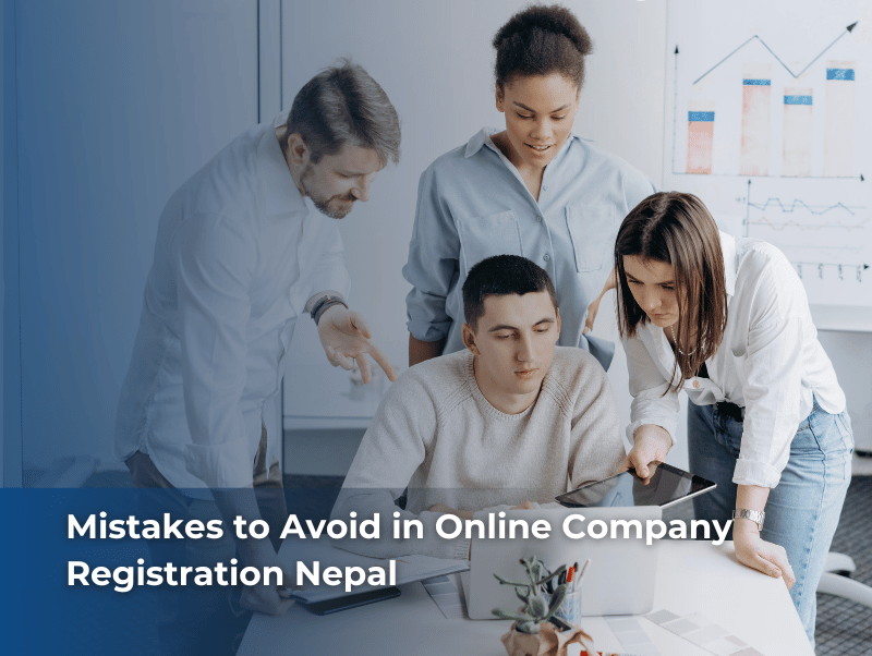 Foreign investor reviewing Nepal company registration online portal