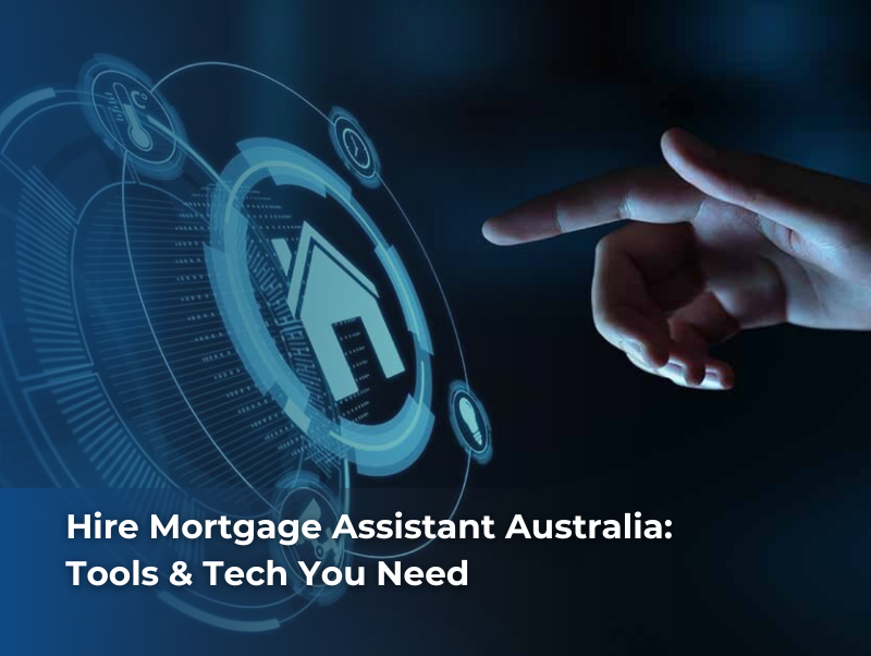 Mortgage assistant in Australia using digital tools and cloud-based systems to manage loan applications securely and efficiently.